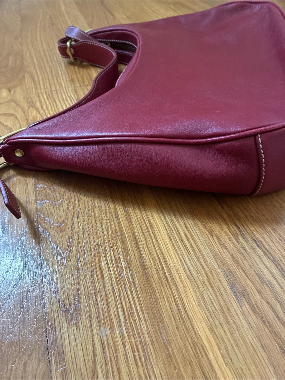 Coach vintage Legacy West Zoe J23 -9342 shoulder bag leather red - Picture 6 of 9